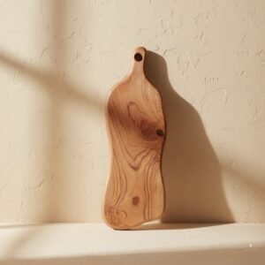 15 Handmade Teak Wood Cutting Board – Polished Horn Design, Large Cheese and Chopping Board Gift - Wholesale.