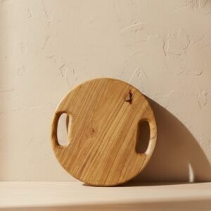 16 Handmade Teak Wood Cutting Board – Polished Horn Design, Large Cheese and Chopping Board Gift - Wholesale