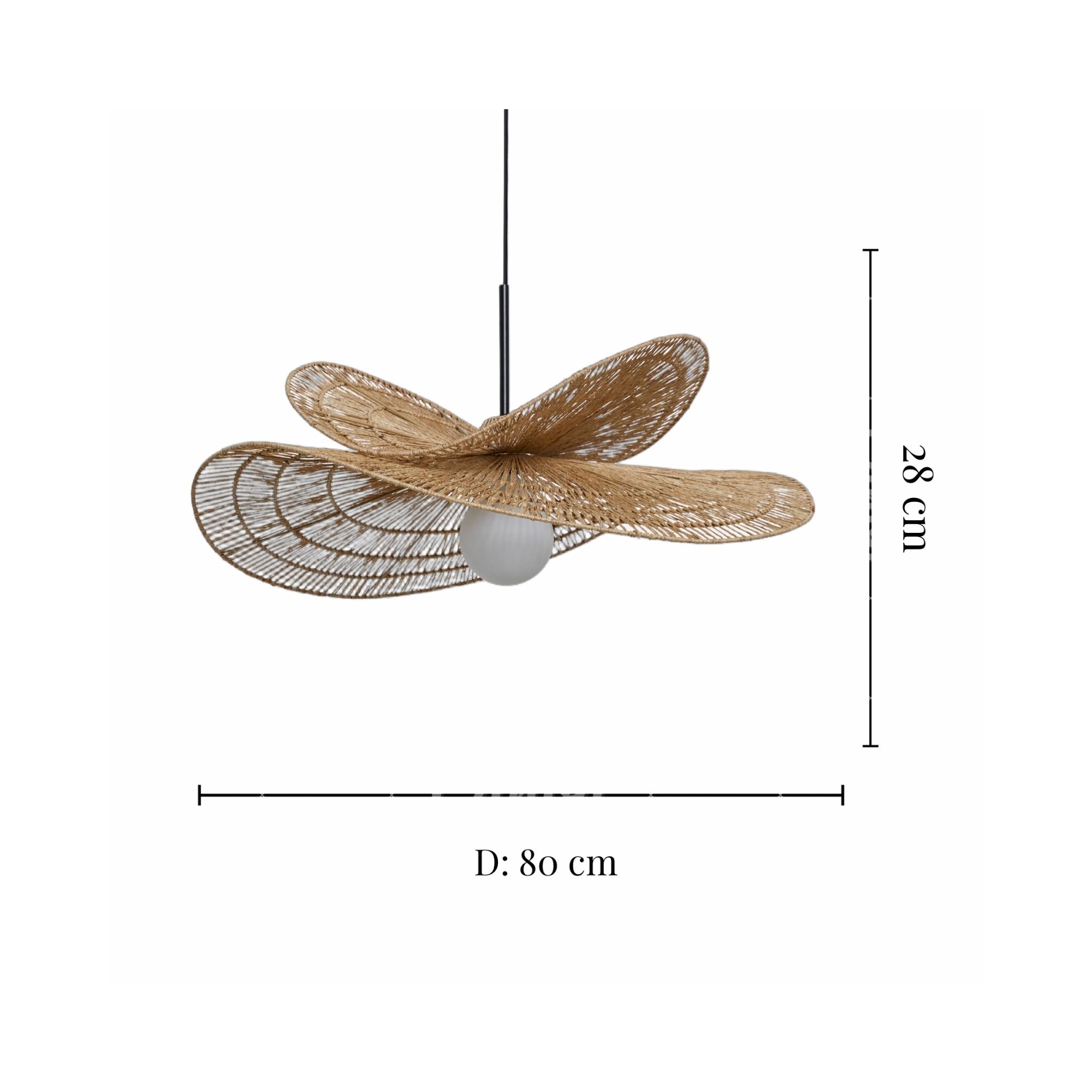 Artisan-Crafted Natural Hanging Lights – Eco-Friendly Decorative Piece for Modern Spaces – Wholesale - Image 2