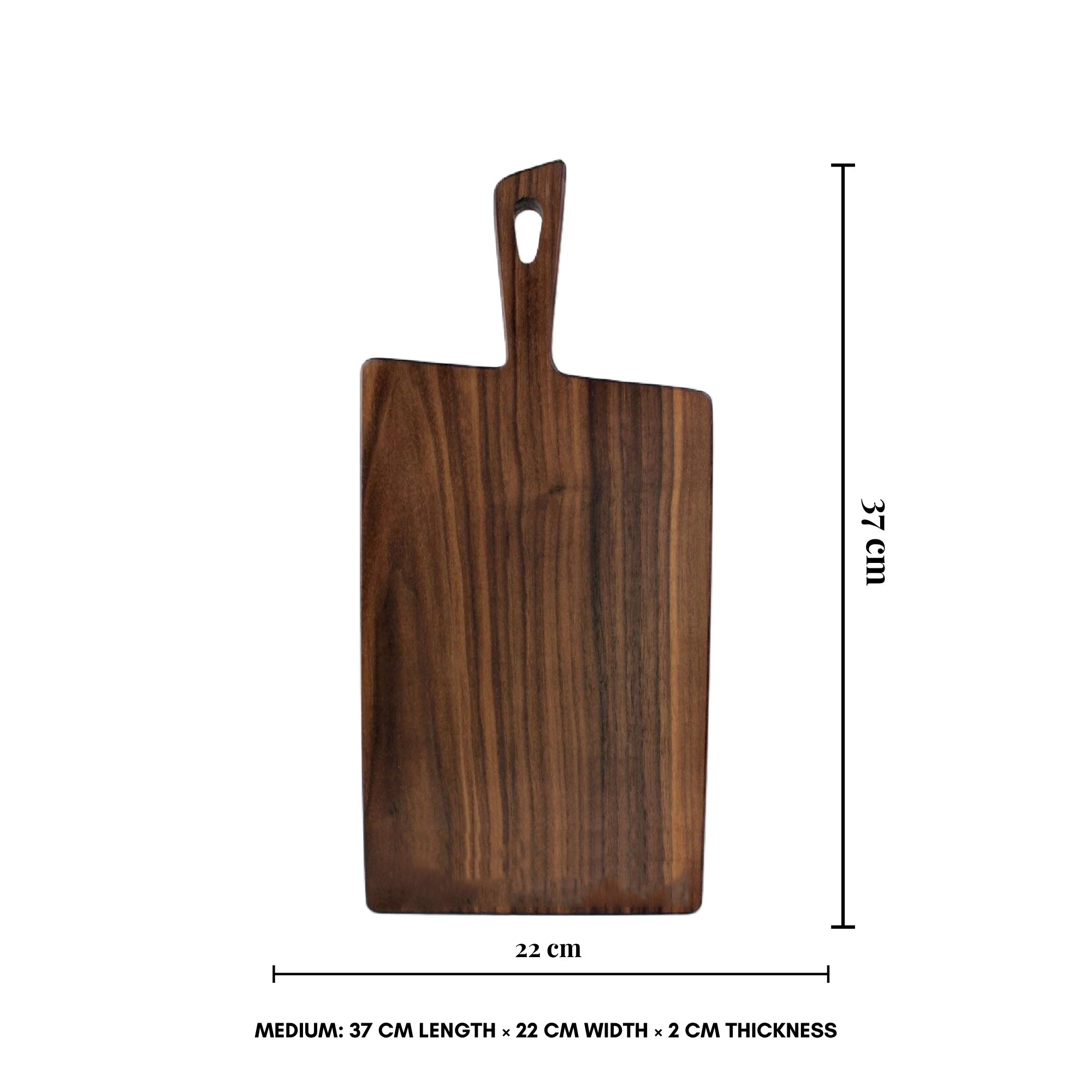 Handmade Teak Wood Cutting Board – Polished Horn Design, Large Cheese and Chopping Board Gift - Wholesale - Image 4