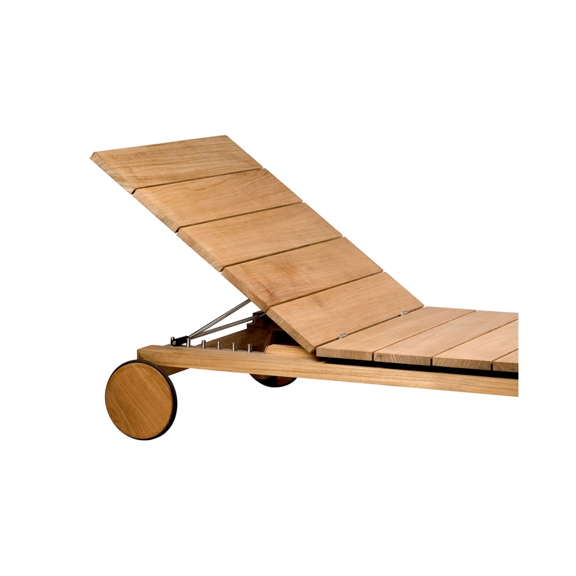 Natural Teak Sun Lounger – Durable Outdoor Furniture for Resorts & Hotels - Wholesale Outdoor Furniture Supplier - Image 3