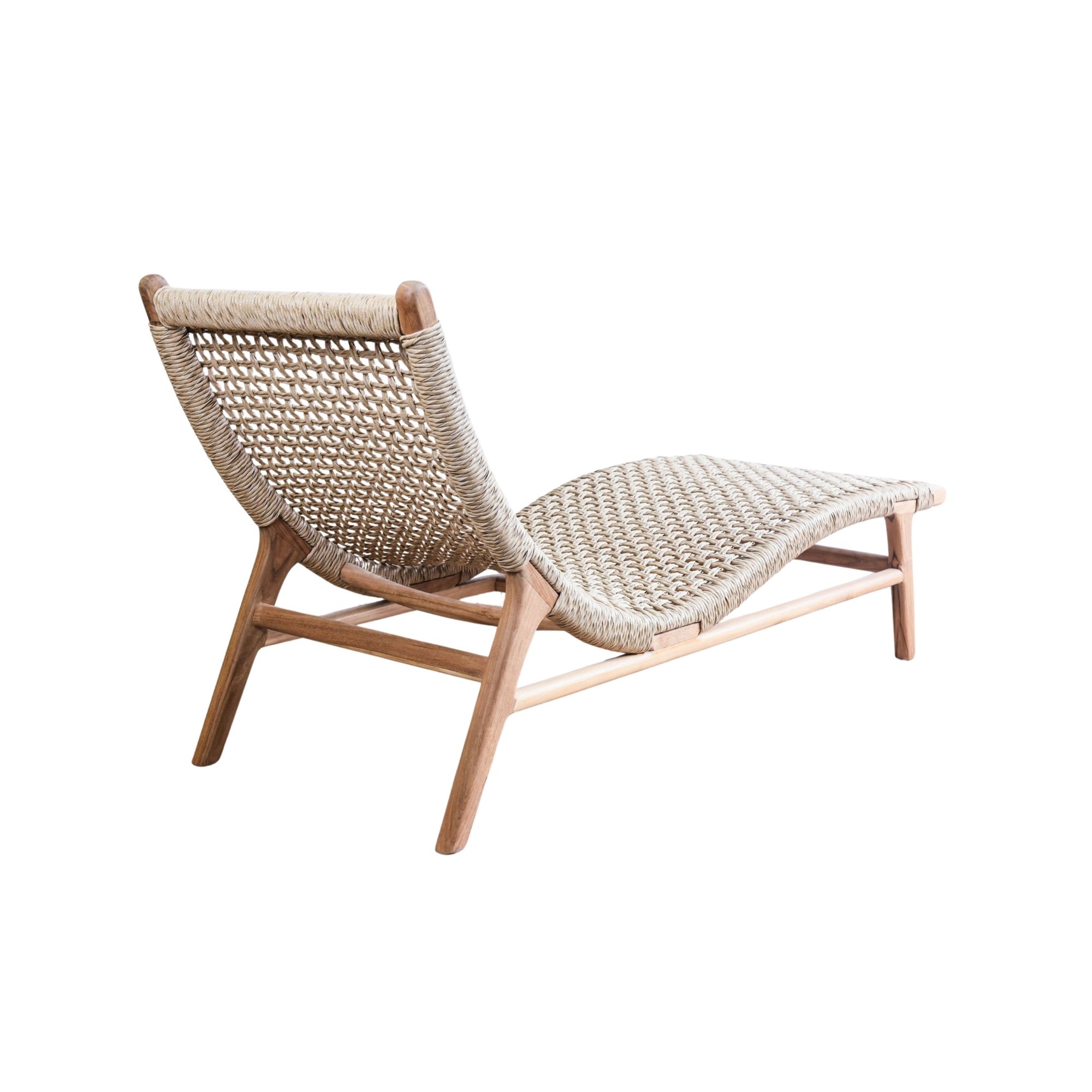Natural Teak Sun Lounger – Durable Outdoor Furniture for Resorts & Hotels - Wholesale Outdoor Furniture Supplier - Image 3