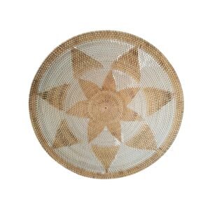 Artisan-Crafted Natural Wall Art – Eco-Friendly Decorative Piece for Modern Spaces – Wholesale Handwoven Natural Fiber Wall Art – Authentic Indonesian Craftsmanship – Wholesale