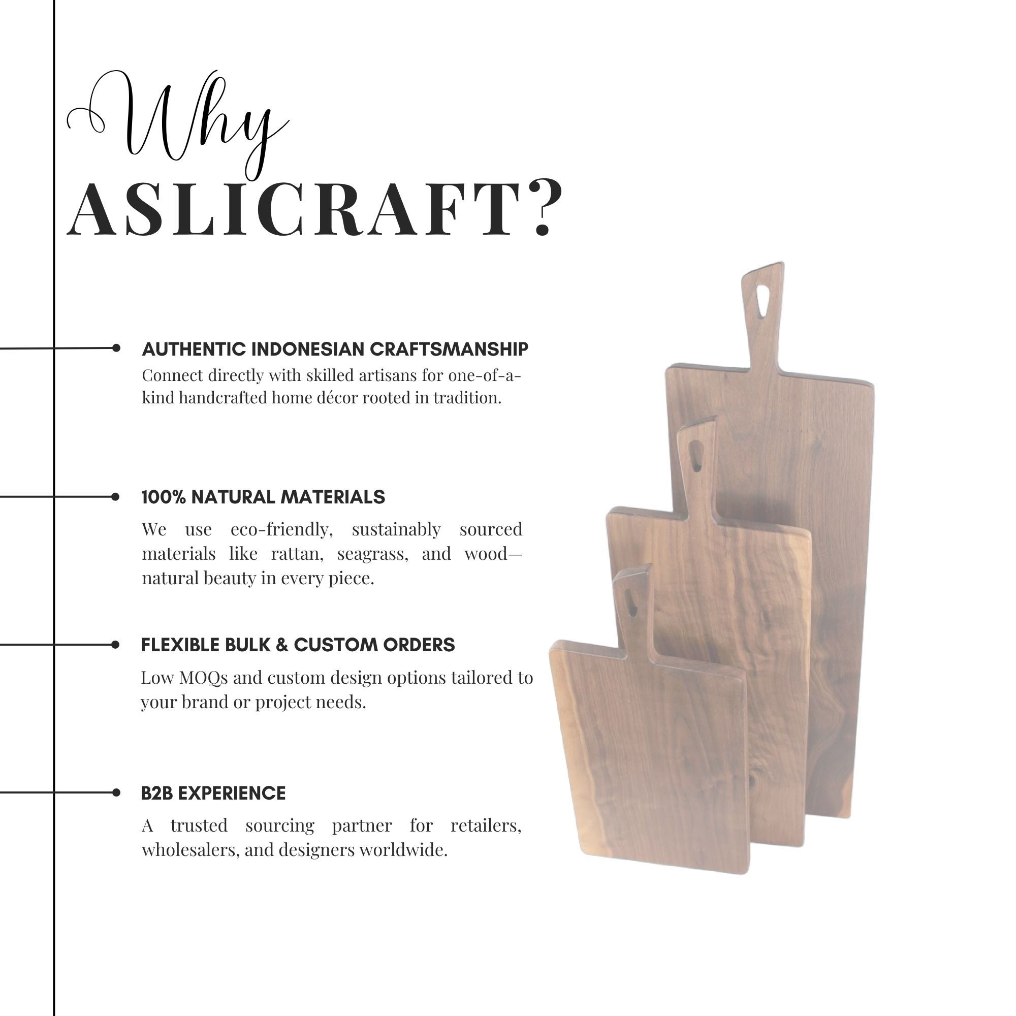 Handmade Teak Wood Cutting Board – Polished Horn Design, Large Cheese and Chopping Board Gift - Wholesale - Image 6