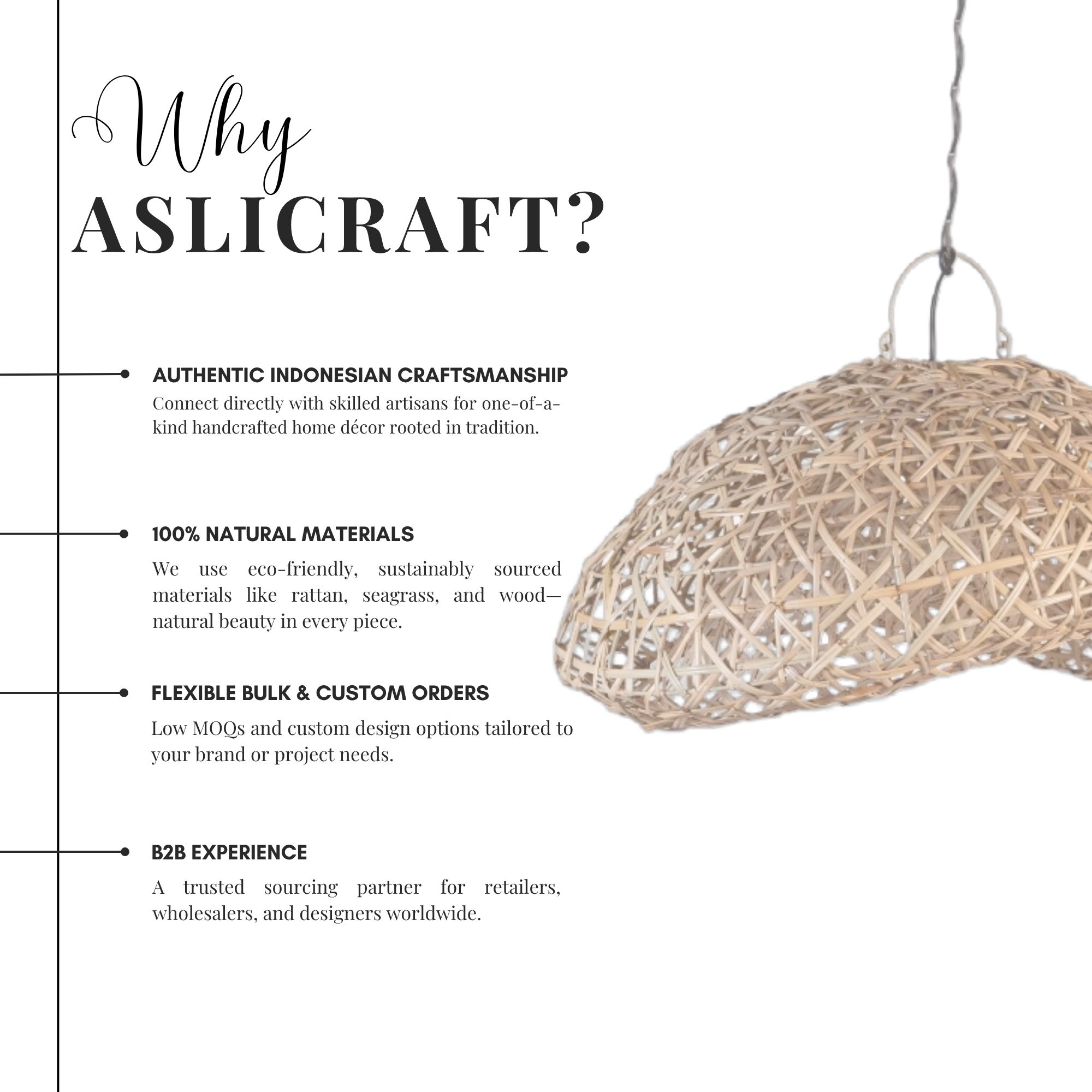 Artisan-Crafted Natural Hanging Lights – Eco-Friendly Decorative Piece for Modern Spaces – Wholesale - Image 3