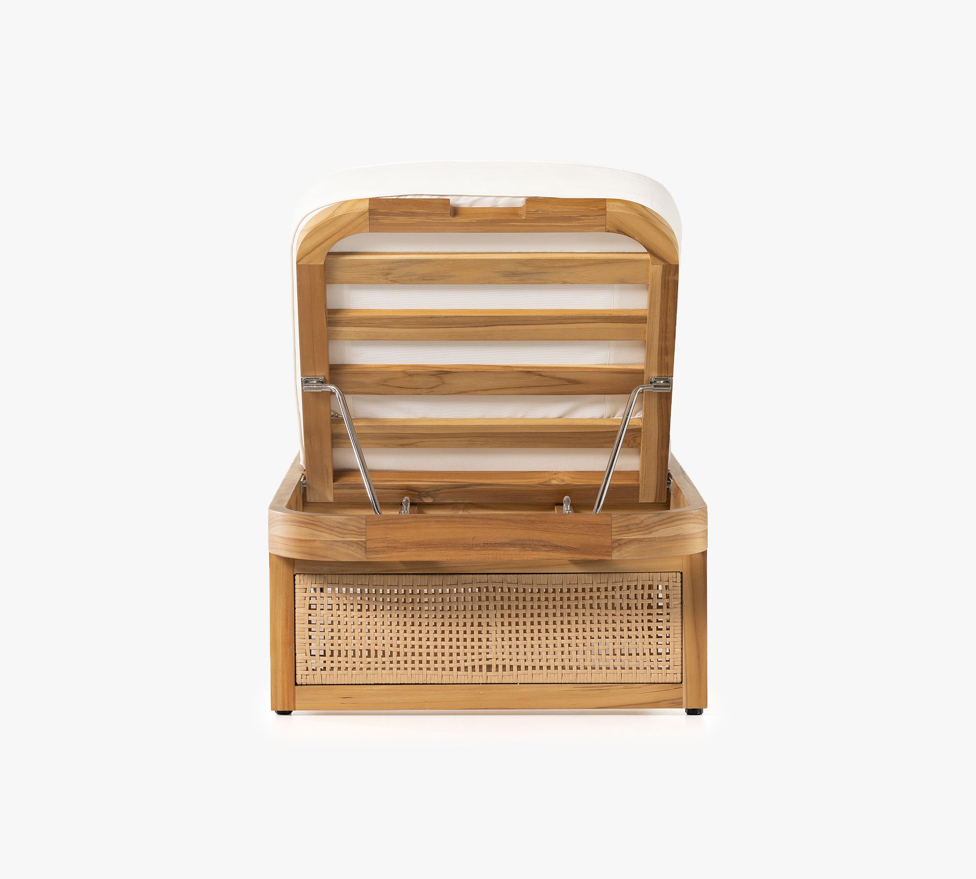 Solid Teak Wood Sun Bed – Handmade Outdoor Lounger Wholesale - Image 6