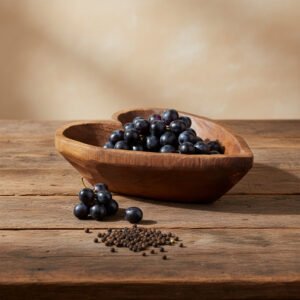 1 Artisan Heat Teak Wood Salad & Fruit Bowl – Eco-Friendly Handmade Kitchenware