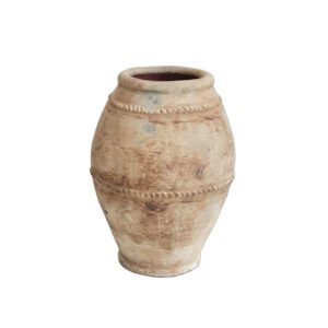 1 Handmade Large Terracotta Clay Planter – Rustic Decorative Indoor & Outdoor Flower Vase, Artisan Pottery, Home Décor Accent