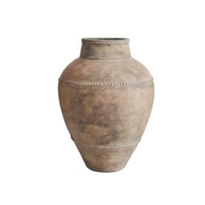 20 Handmade Large Terracotta Clay Planter – Rustic Decorative Indoor & Outdoor Flower Vase, Artisan Pottery, Home Décor Accent