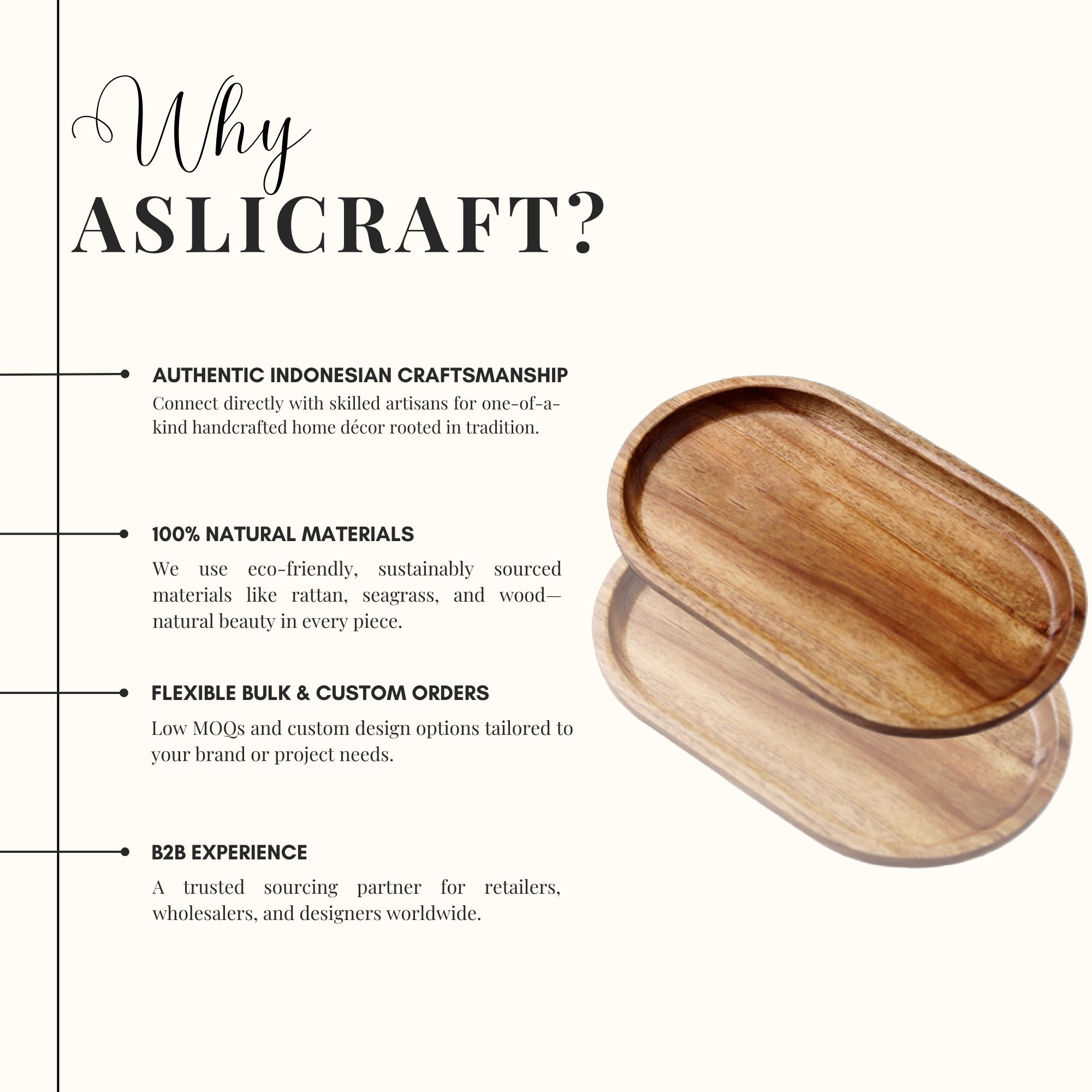 Teak Wood oval Plates for Lunch and Dinner-Durable Wooden Dishes & Plates - Image 3