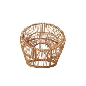 30 Hand-crafted Rattan Cane Sofa Furniture Wholesale Round Wicker Couch Recliner Armchairs