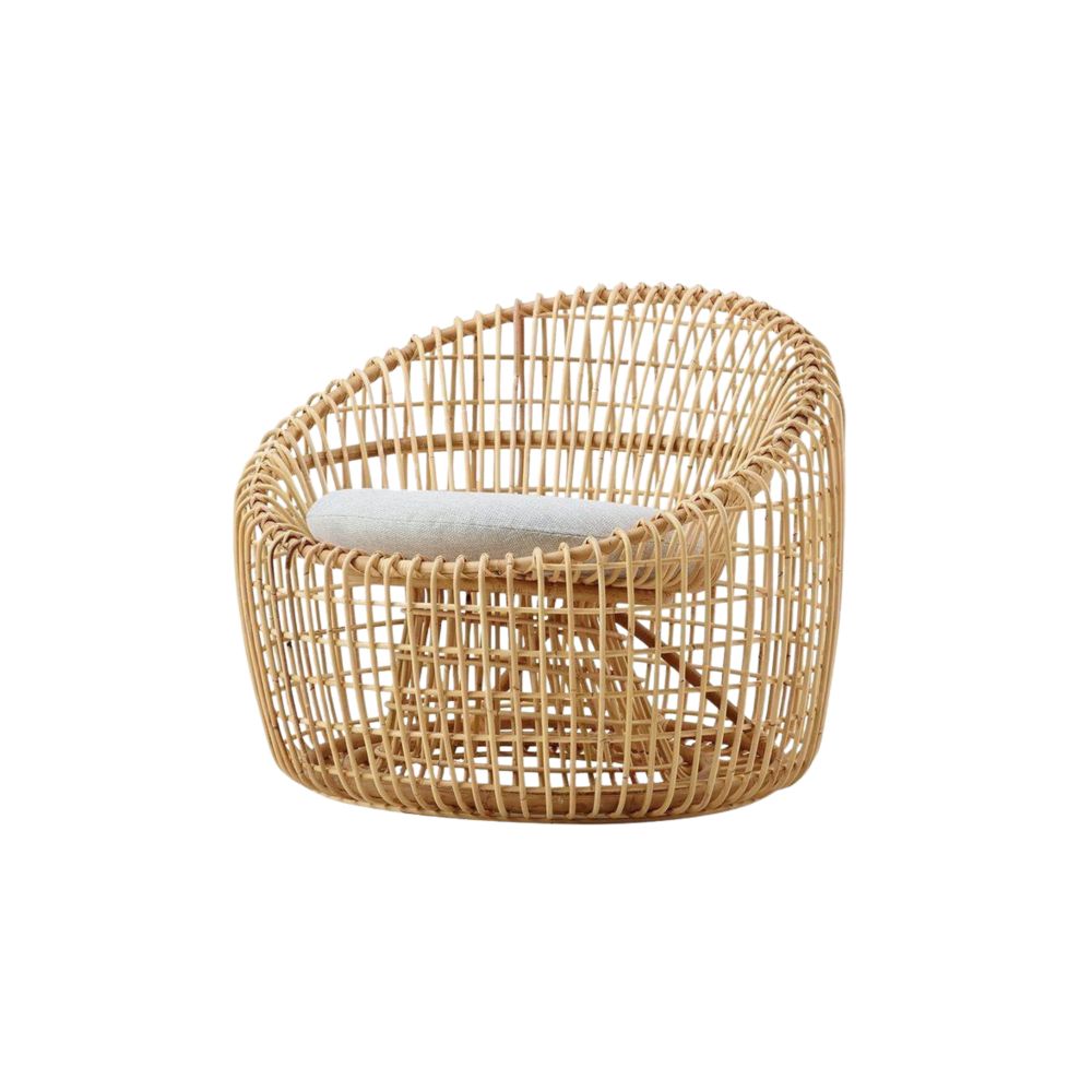 Beautiful Durable Natural Rattan Chair set with small table for Outdoor Use Minimalist Design for Garden Villa Dining and Hotel for Living Room - Image 2