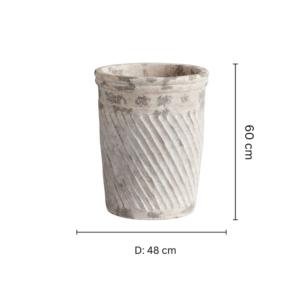 Handcrafted Large Terracotta Clay Planter – Rustic Indoor & Outdoor Flower Pot, Artisan Home Décor Piece - Image 2