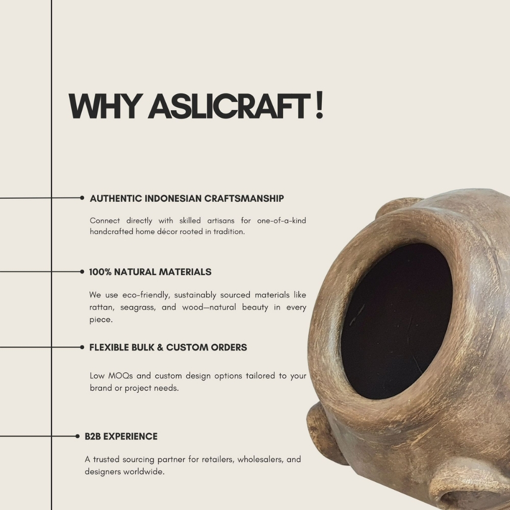 Artisan Terracotta Clay Planter – Handmade Large Flower Pot for Indoor & Outdoor, Rustic Decorative Home Accent - Image 3