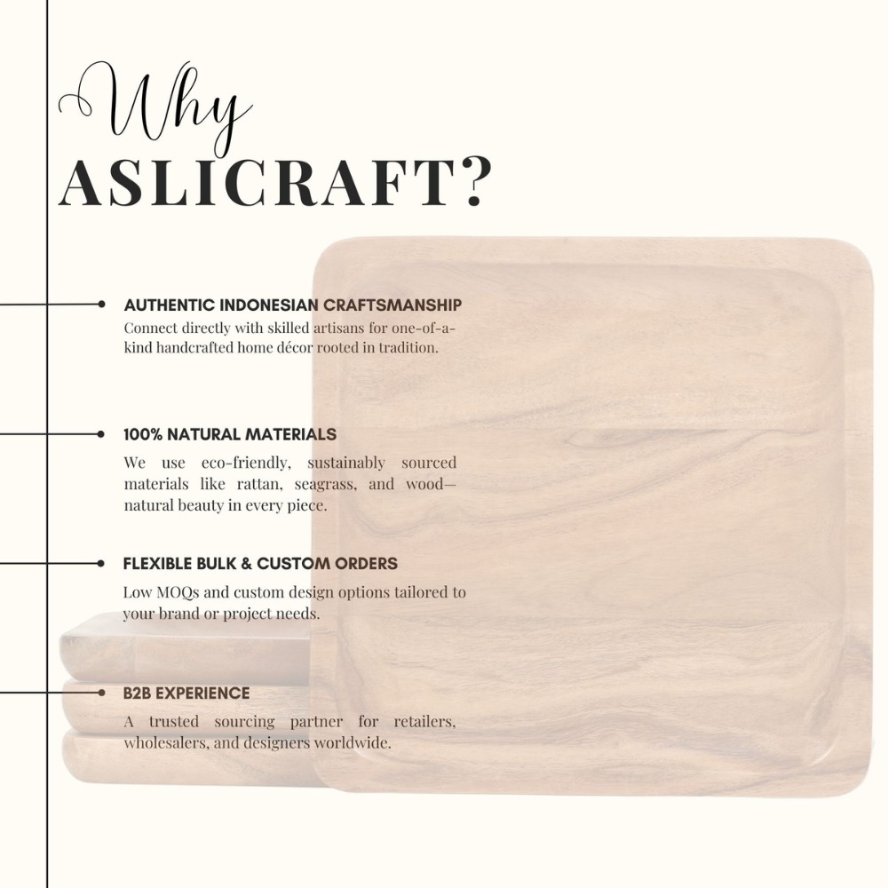 Teak Wood Square Plates for Lunch and Dinner-Durable Wooden Dishes & Plates - Image 3