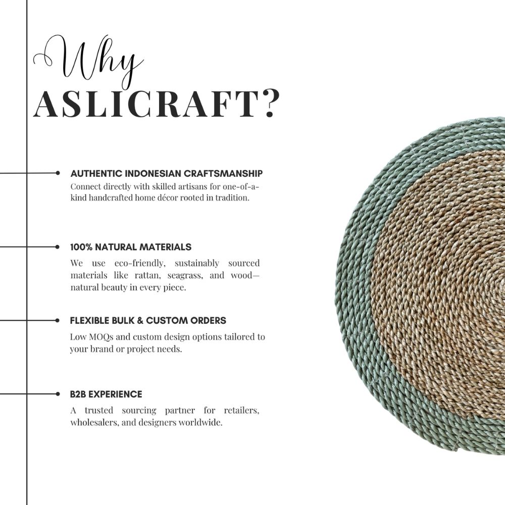 Wholesale Seagrass and Banana Leaf Placemats – Sustainable, Artisan-Made Table Mats for Restaurants and Hotels - Image 3