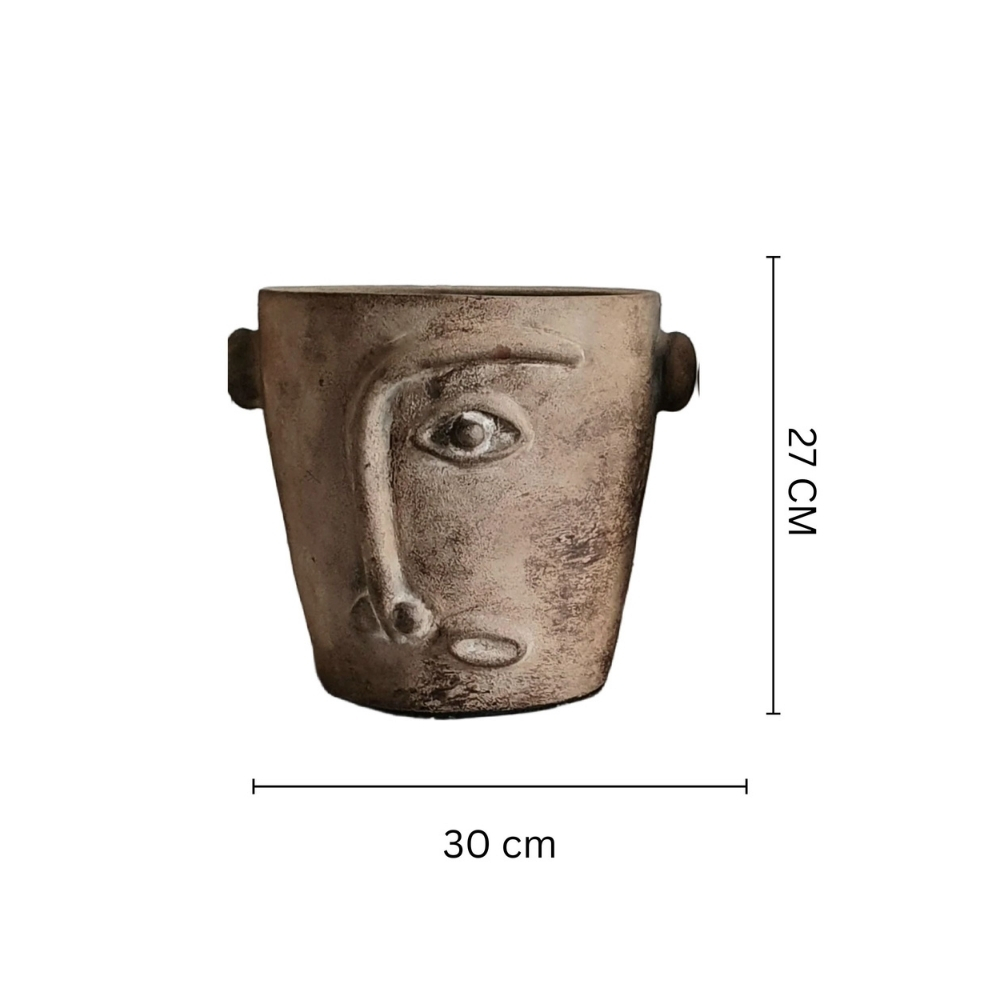 Rustic Terracotta Clay Planter – Handmade Large Flower Pot, Indoor & Outdoor Artisan Pottery Décor - Wholesale - Image 2