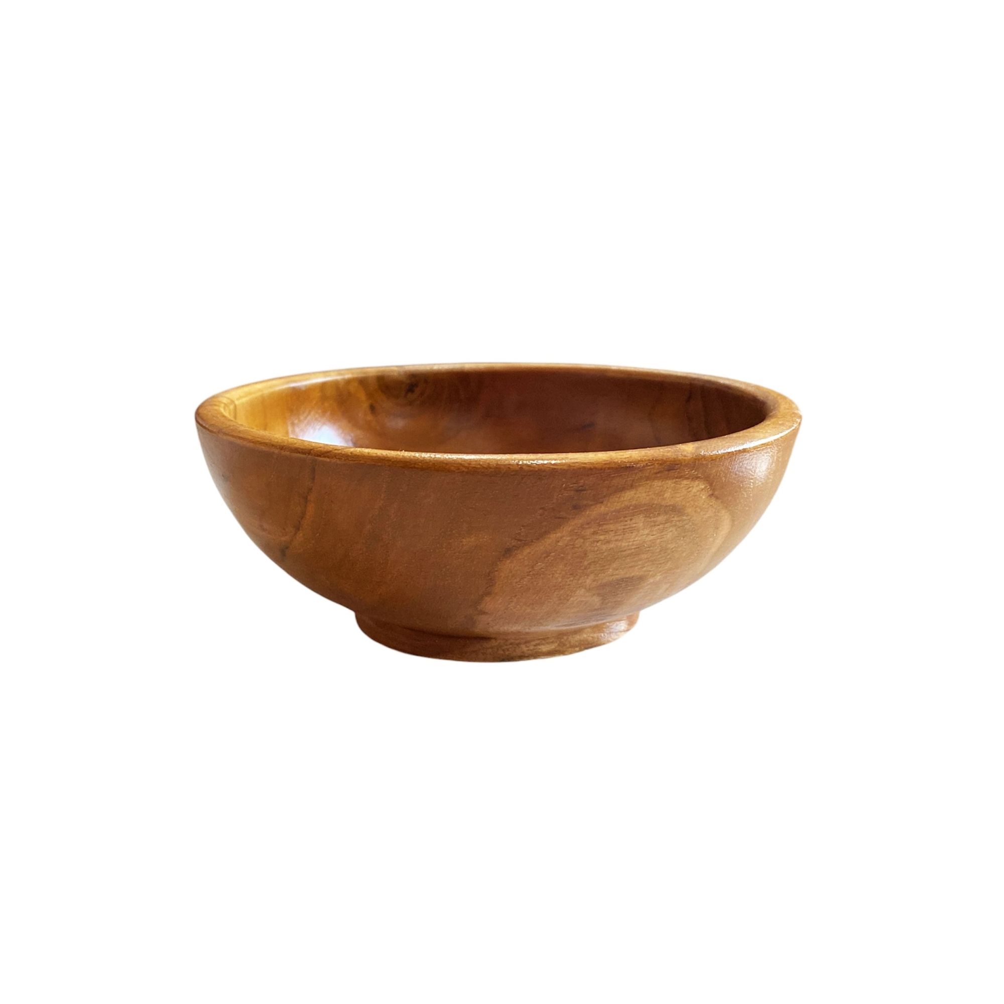 Solid Teak Wooden Serving Bowl Rustic Luxury Bowl for Everyday Use - Image 2