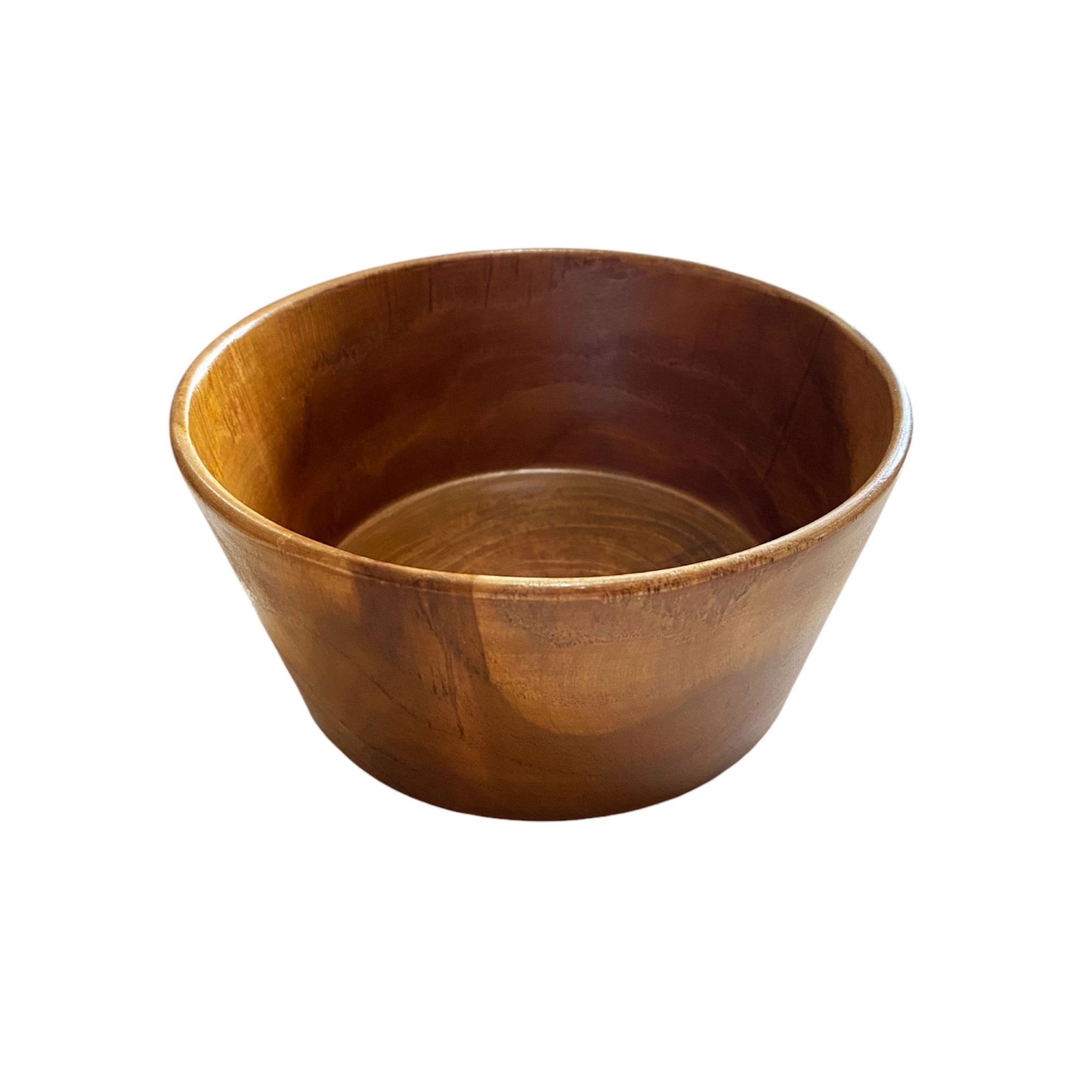 Authentic Teak Wood Artisan Bowl Strong, Durable, and FoodSafe Kitchenware - Image 2