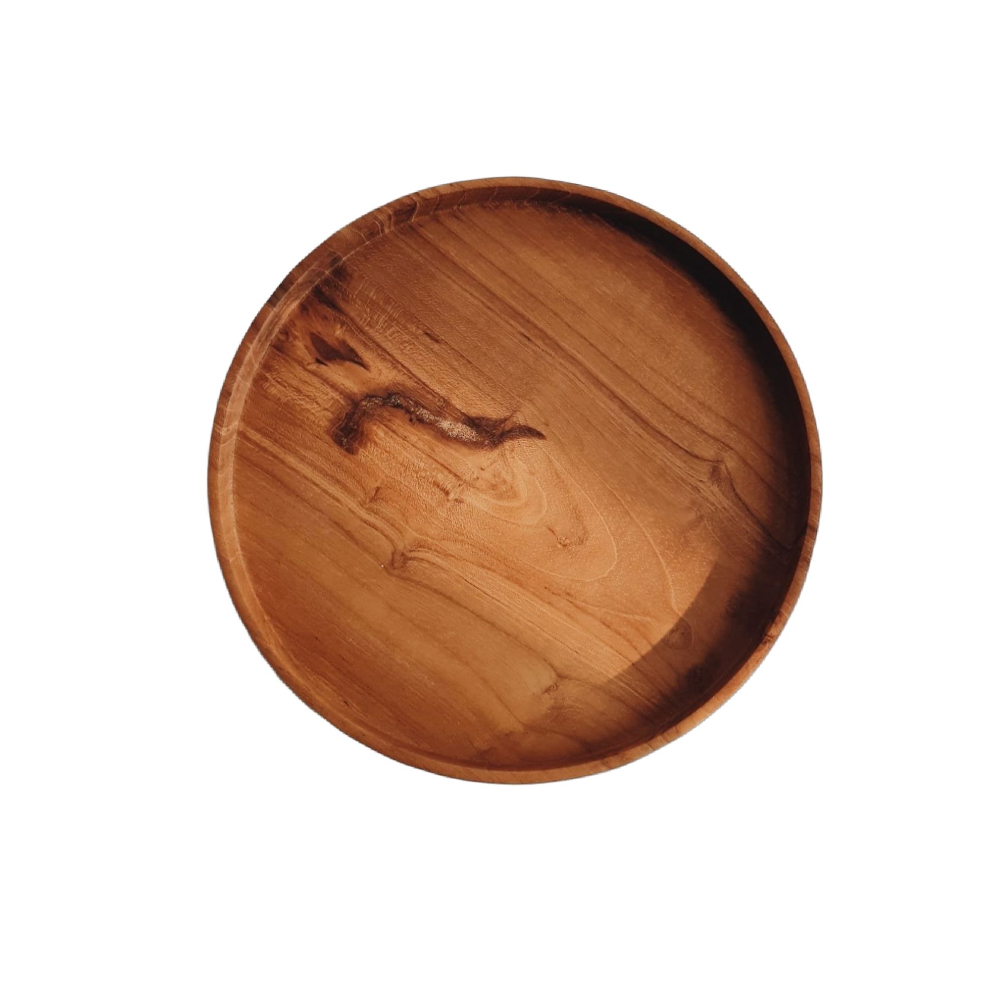 Eco-Friendly Teak Plate Indonesia B2B Durable Wooden Kitchenware - Image 2