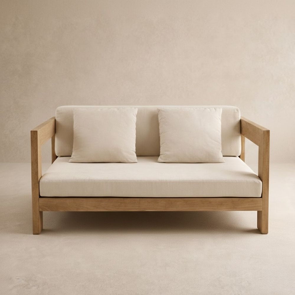 Laybali Outdoor Teak Sofa for Resorts & Villas - Image 5