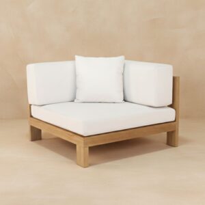 20 Laybali Teakwood Outdoor Corner Sofa – Modular Lounge Design