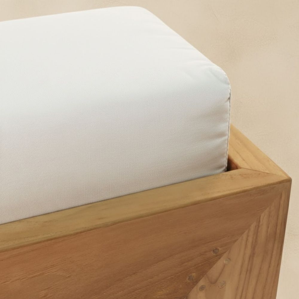 Laybali Teakwood Outdoor Corner Sofa – Modular Lounge Design - Image 5