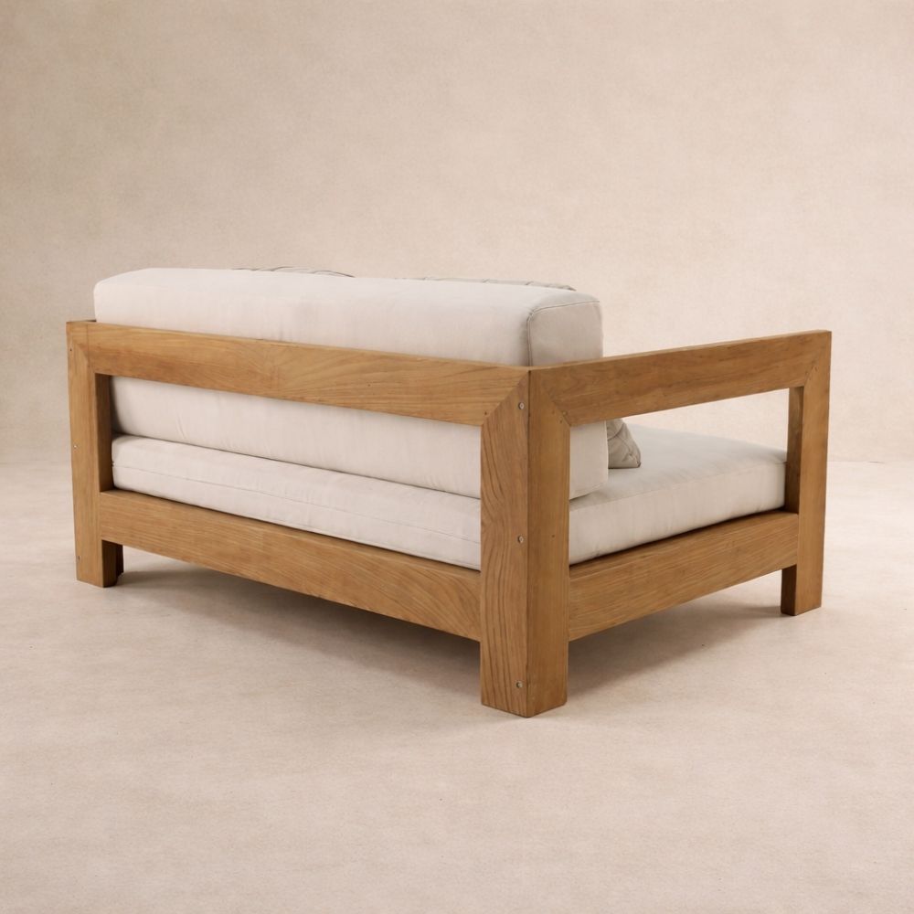 Laybali Outdoor Teak Sofa for Resorts & Villas - Image 6