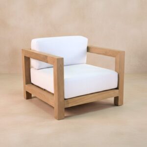 4 Salamelan Single-Seat Sofa Handcrafted Grade A Teak Wood