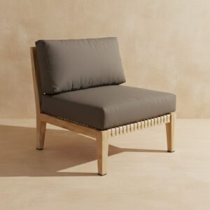 6 Hubara Handcrafted Teakwood Lounge Sofa – Premium Outdoor Furniture